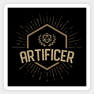 Artificer Character Class Tabletop Roleplaying RPG Gaming Addict Sticker